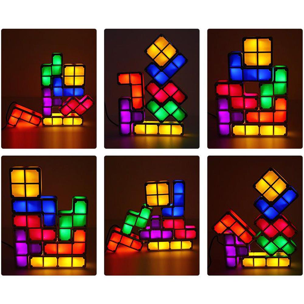 Lampara De Tetris Luminoso Magic Block Led Light - AlCosto Bolivia