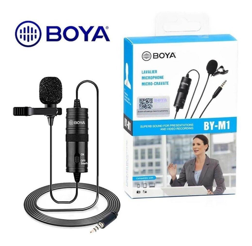 Micrófono Reportero Boya con Cable de 6mt de Largo - AlCosto Bolivia